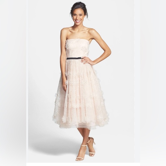 Erin Fetherston Lucielle 3-D Floral Organza Dress NWT - Picture 5 of 14